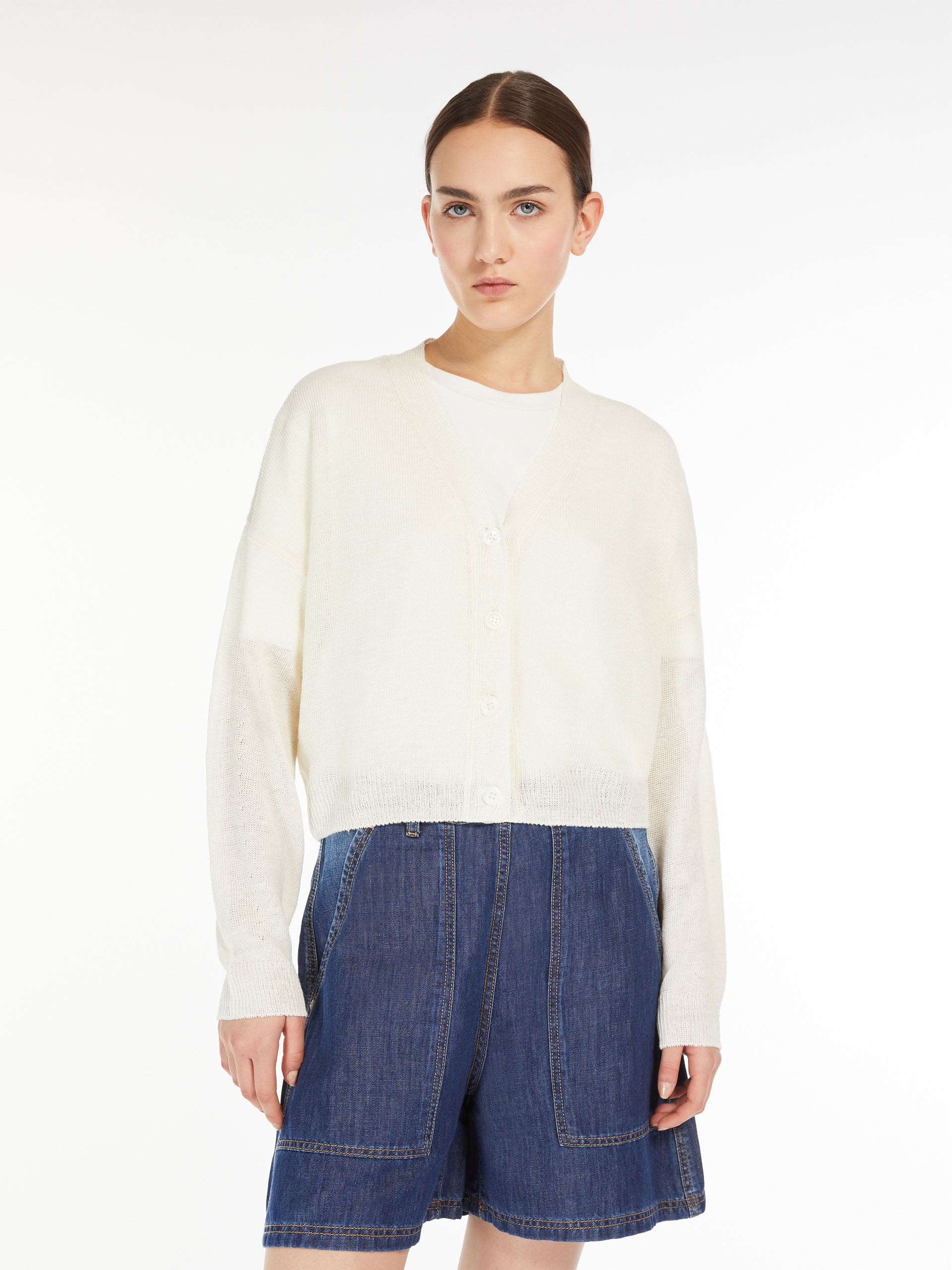 Daniela Knitted Cardigan, Ivory