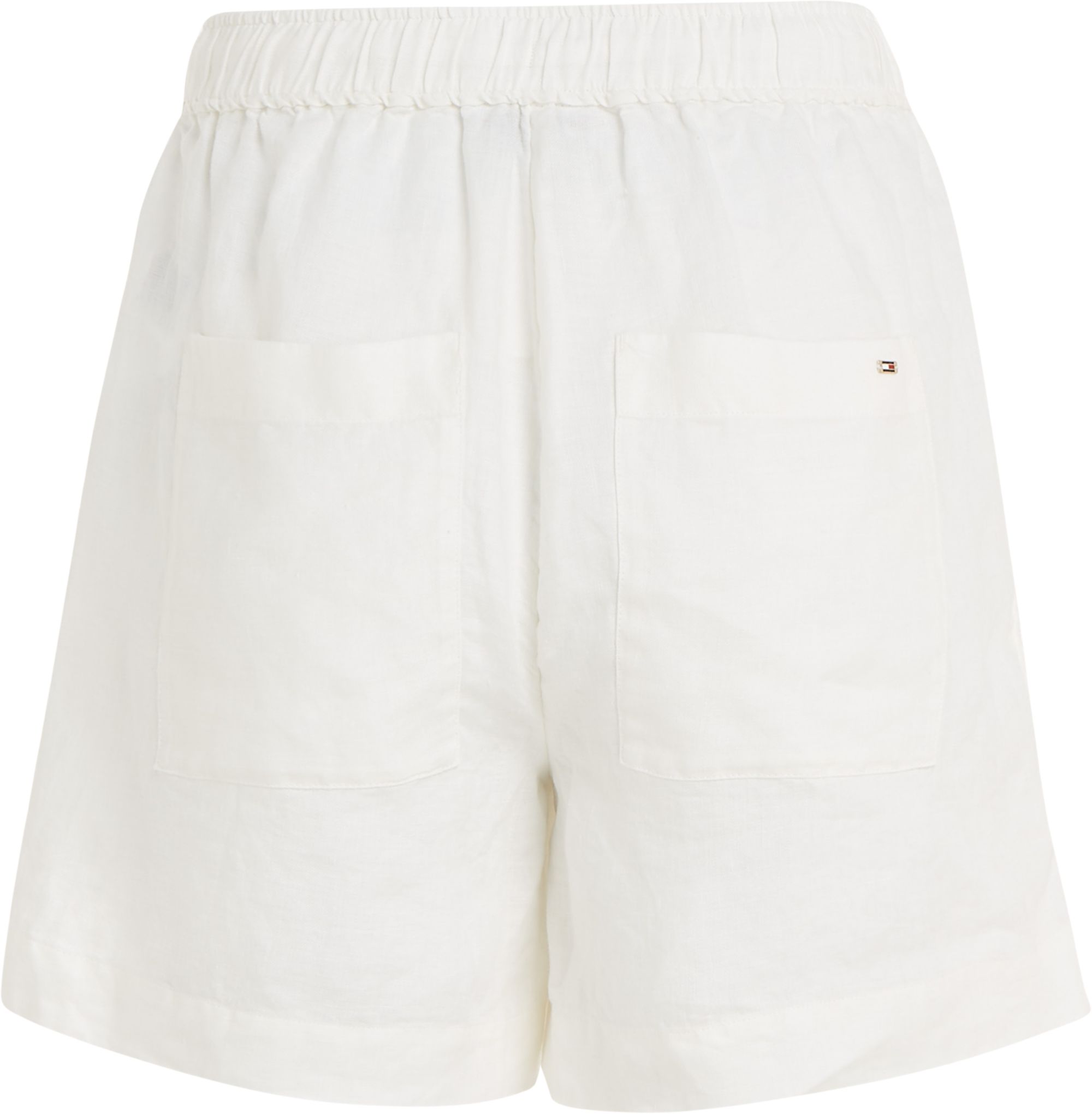 Casual linen shorts, ecru