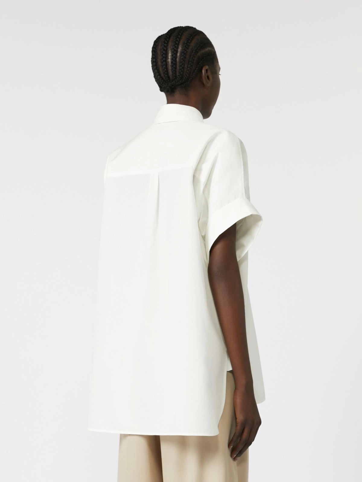 ARDEA POPLIN SHIRT, WHITE