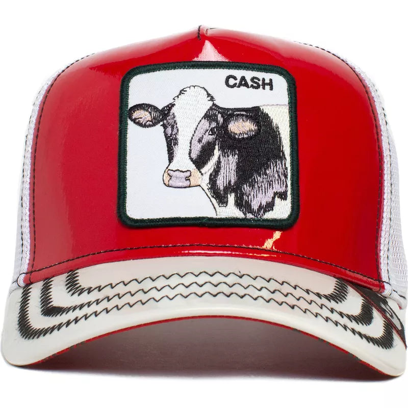 Golden Calf-Patent Leather Cap