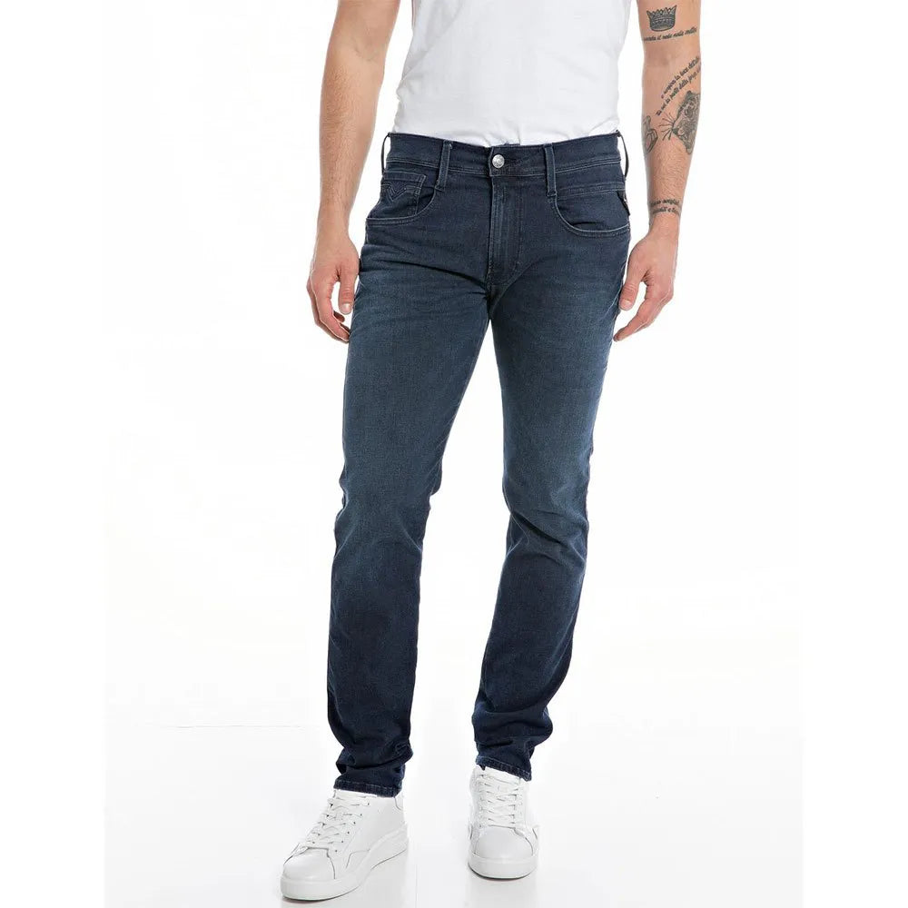 Anbass Hyperflex Jeans, Dark Blue