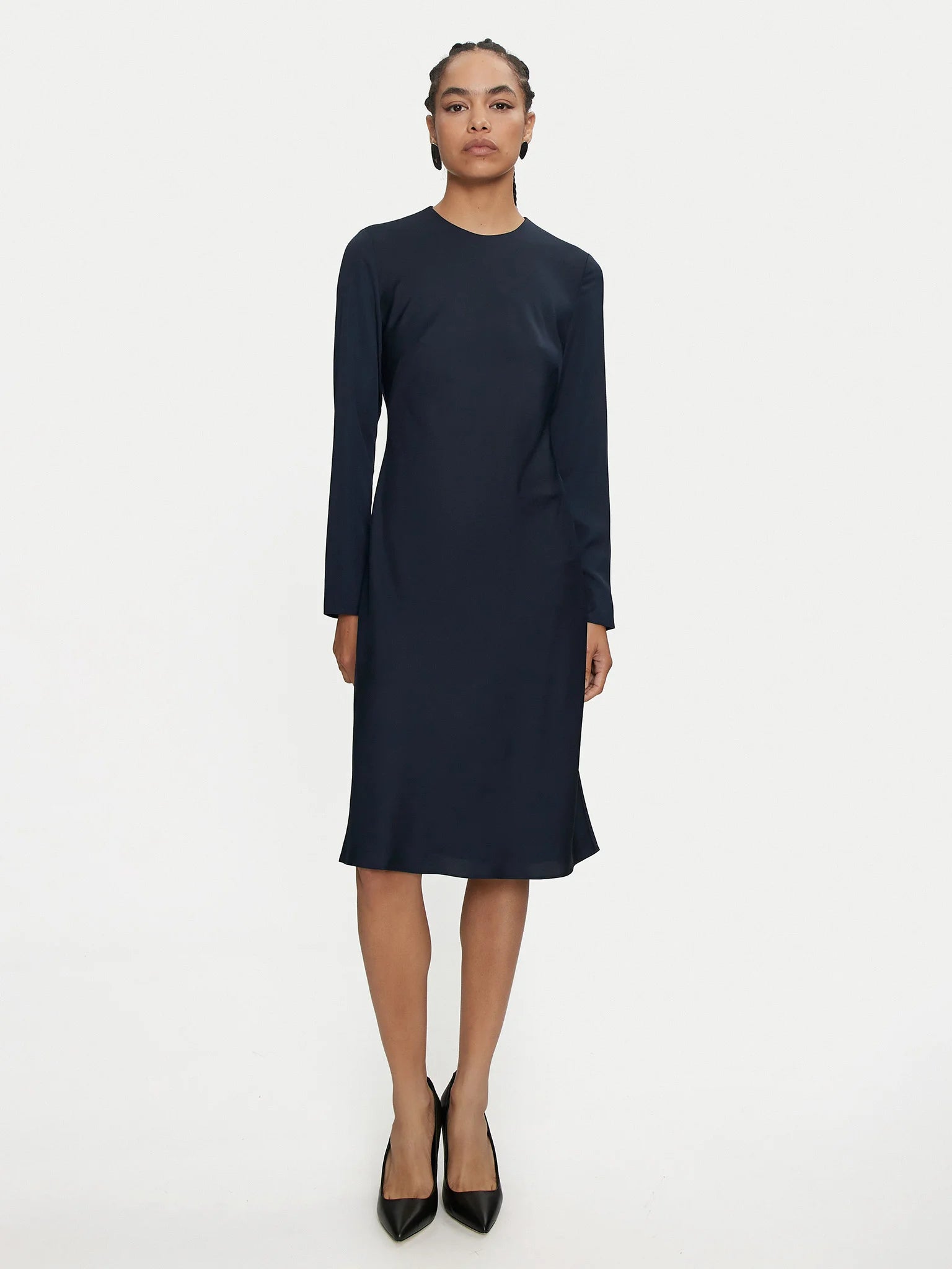 Recycled CDC Fit & Flare Dress, Night Sky