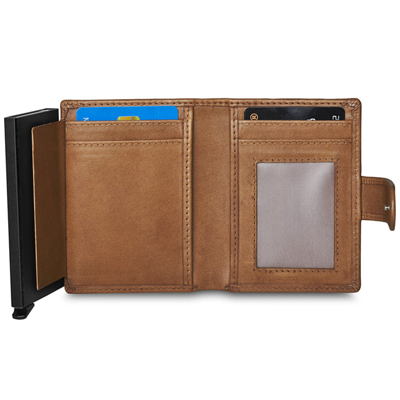 Wallet large, cognac
