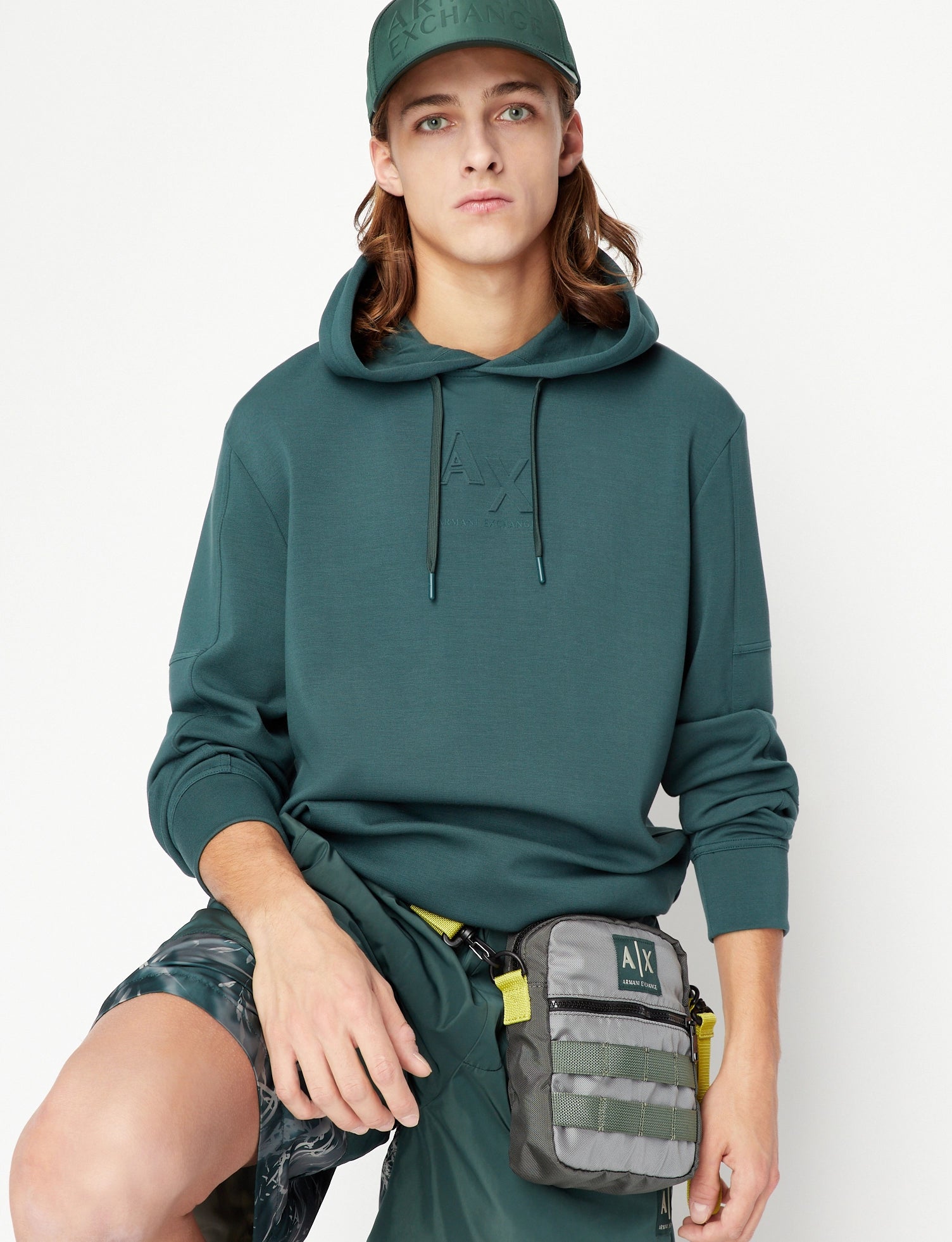 Man jersey sweatshirt, green gables