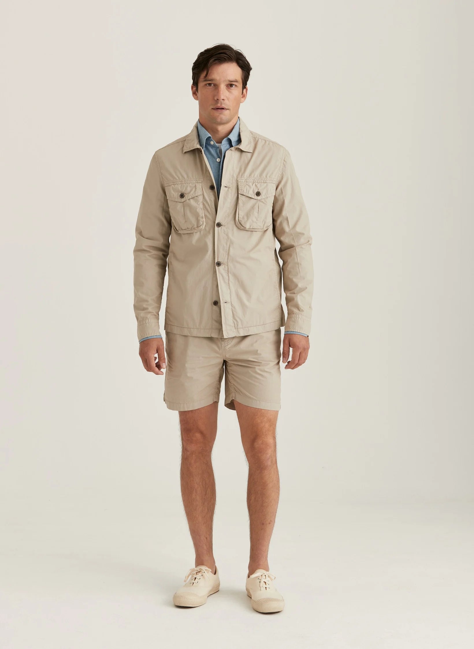 Harrison Lt Shirt JKT, Khaki
