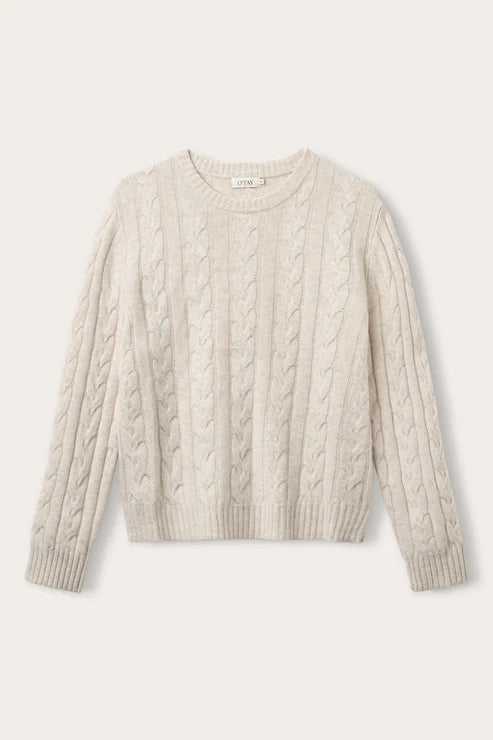 OTHELIA SWEATER, SOFT GREIGE