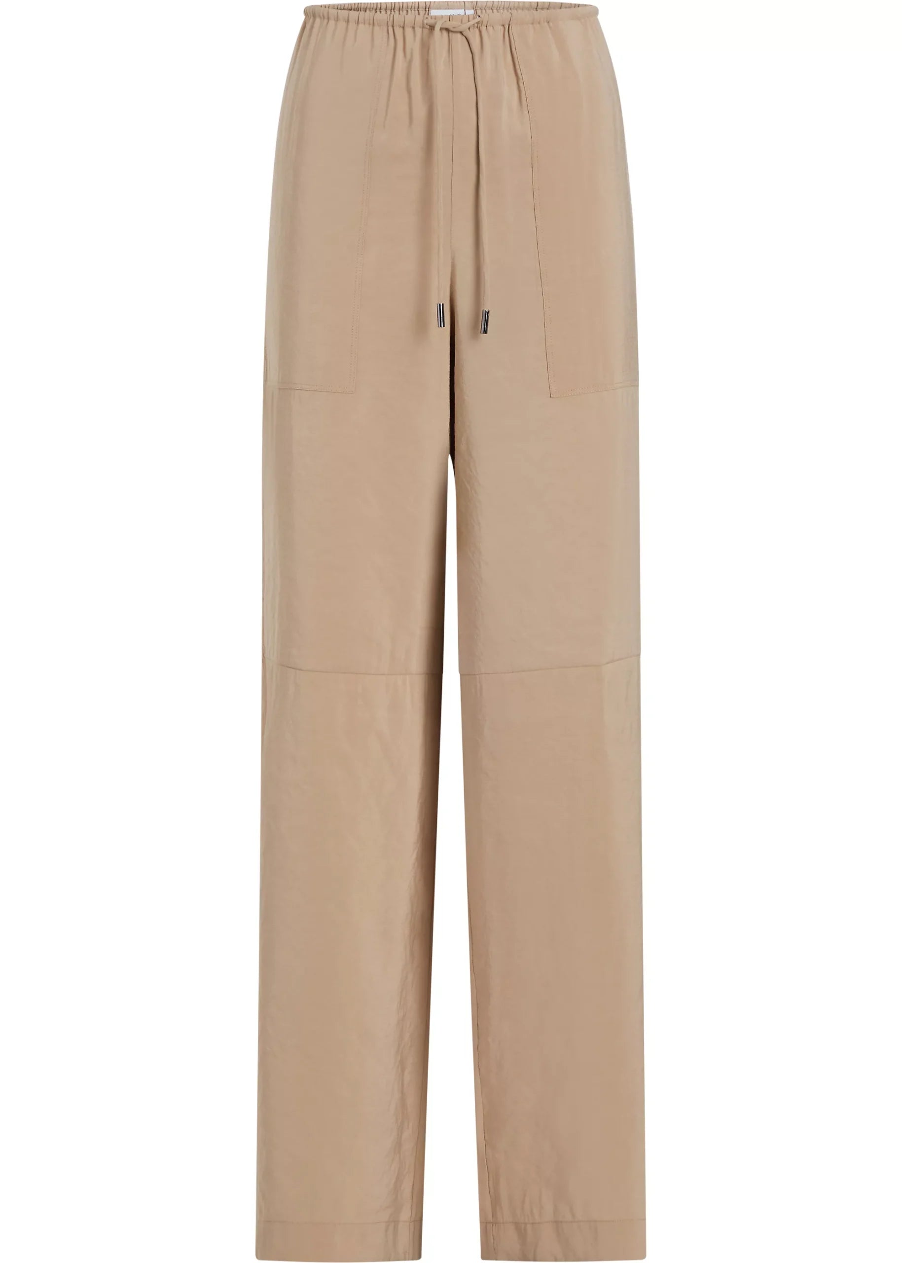 Textured Wide Leg Pants, Dune