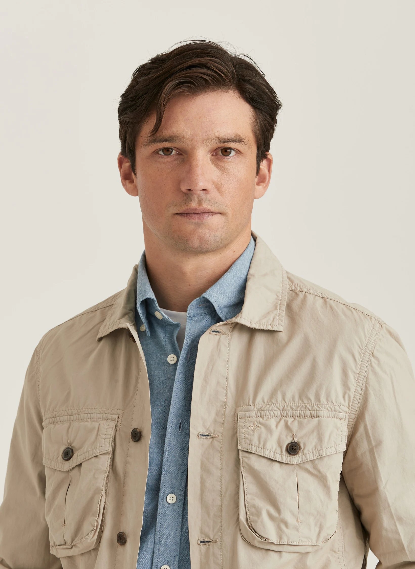 Harrison Lt Shirt JKT, Khaki