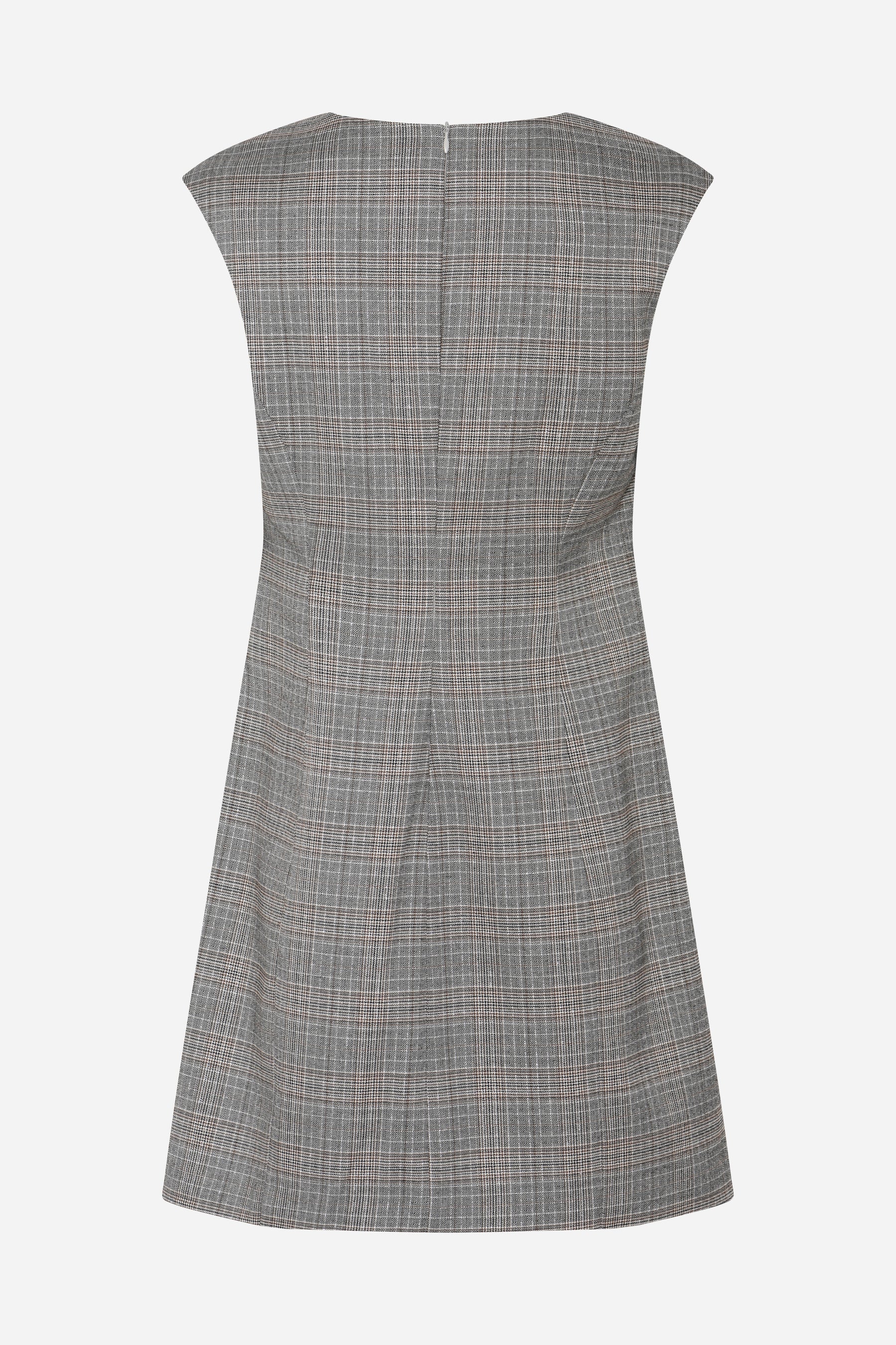 IPOMOEA LENESA DRESS, BROWN CHECK