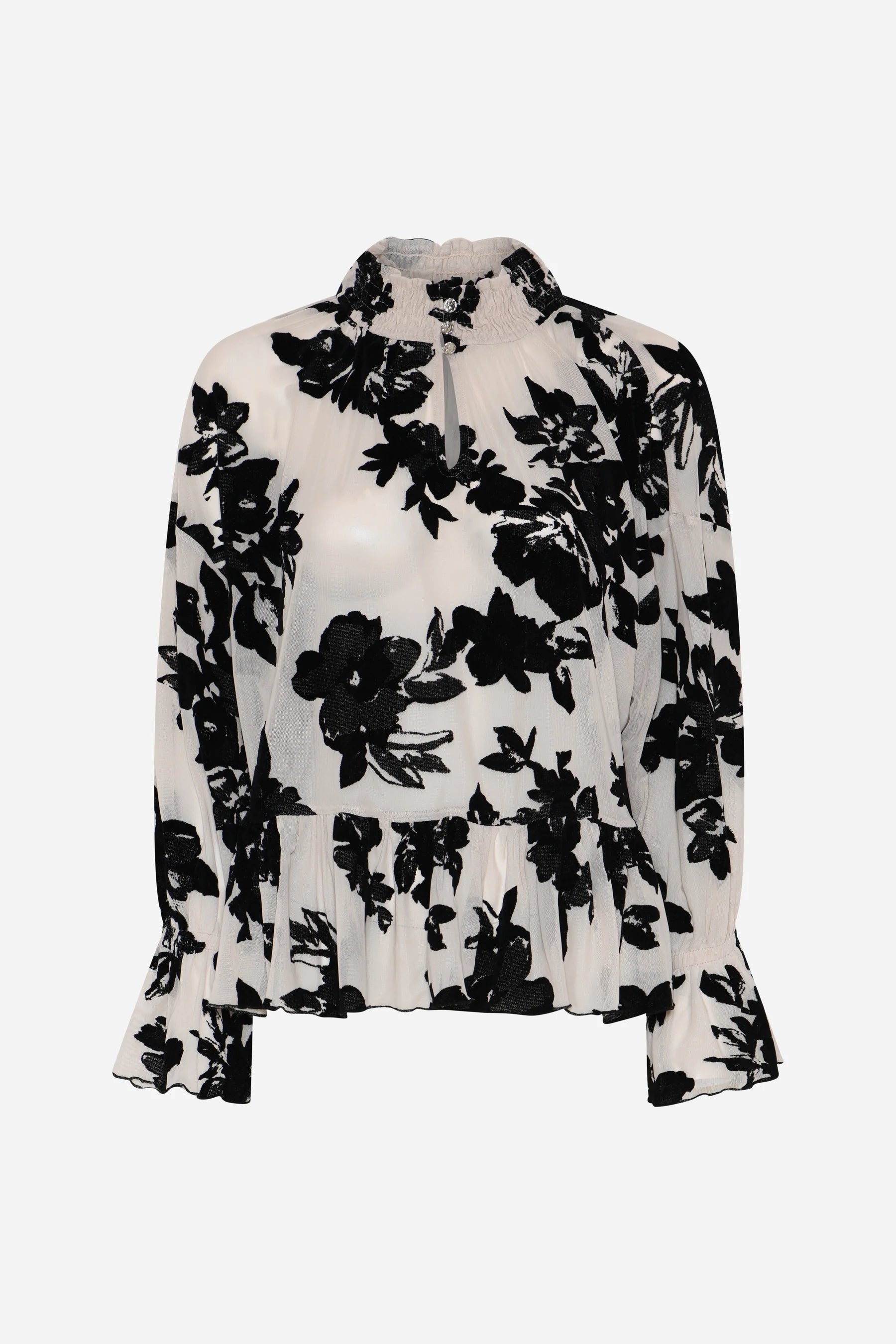 PHLOX VITALA BLOUSE, FLOWER PRINT