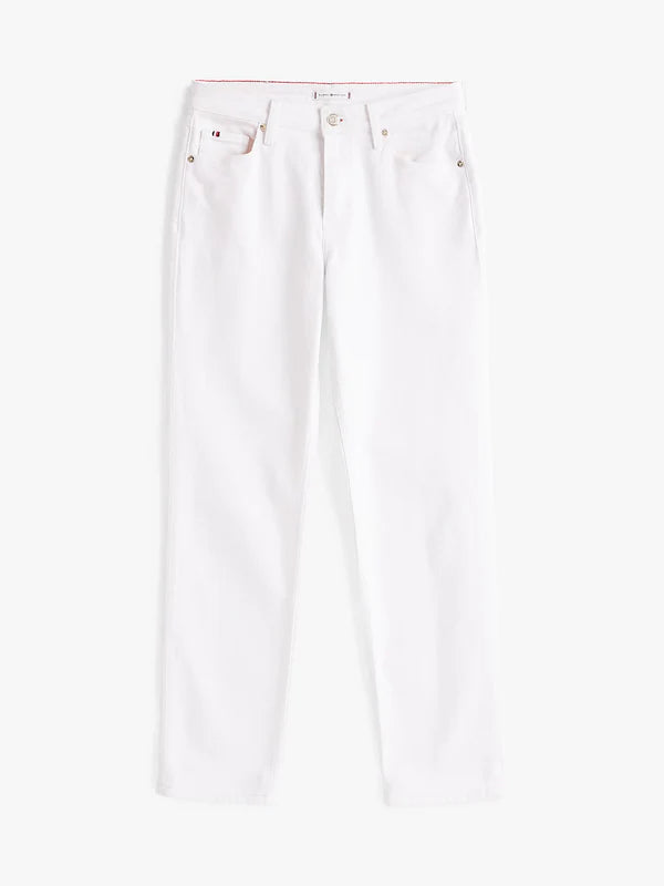 CLASSIC STRAIGHT RW JEANS, OPTIC WHITE