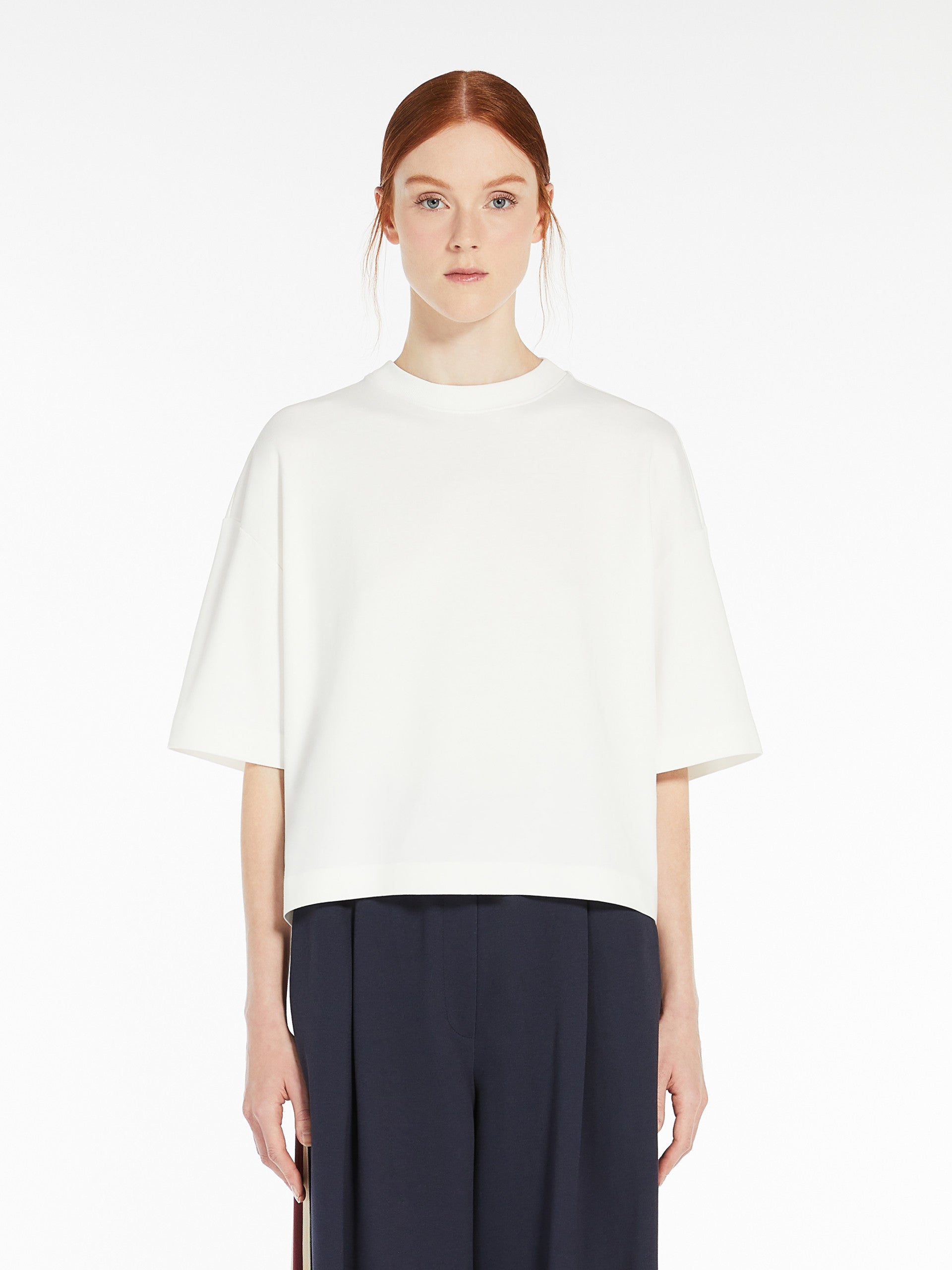 Georgia Knitted Blouse, White