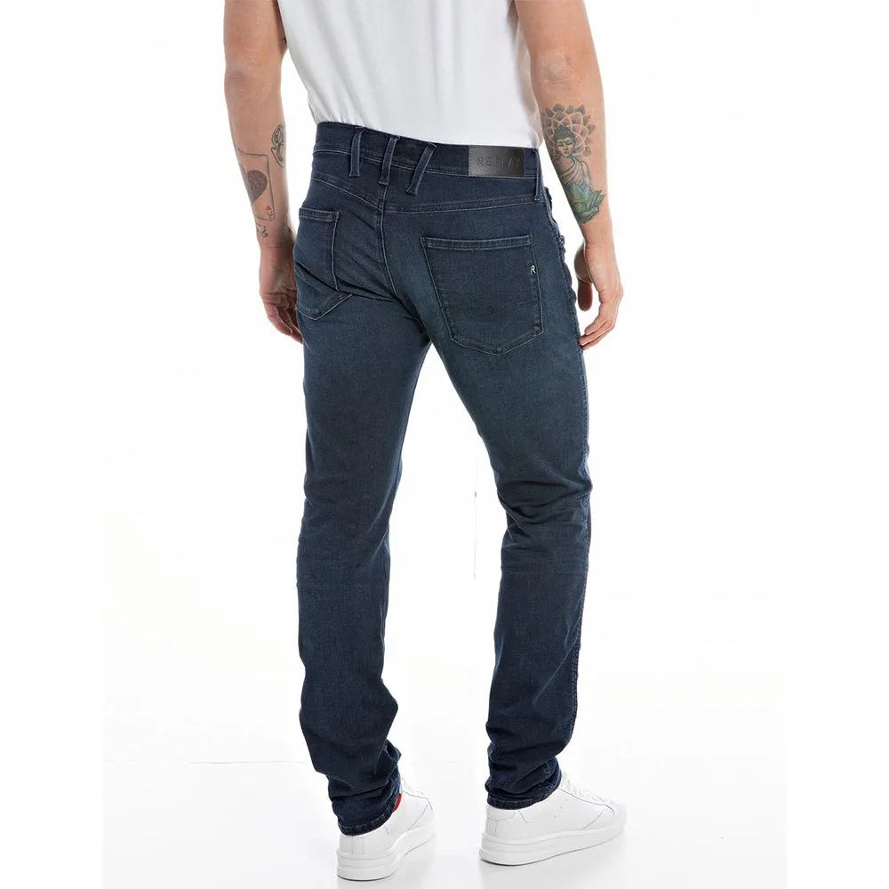 Anbass Hyperflex Jeans, Dark Blue
