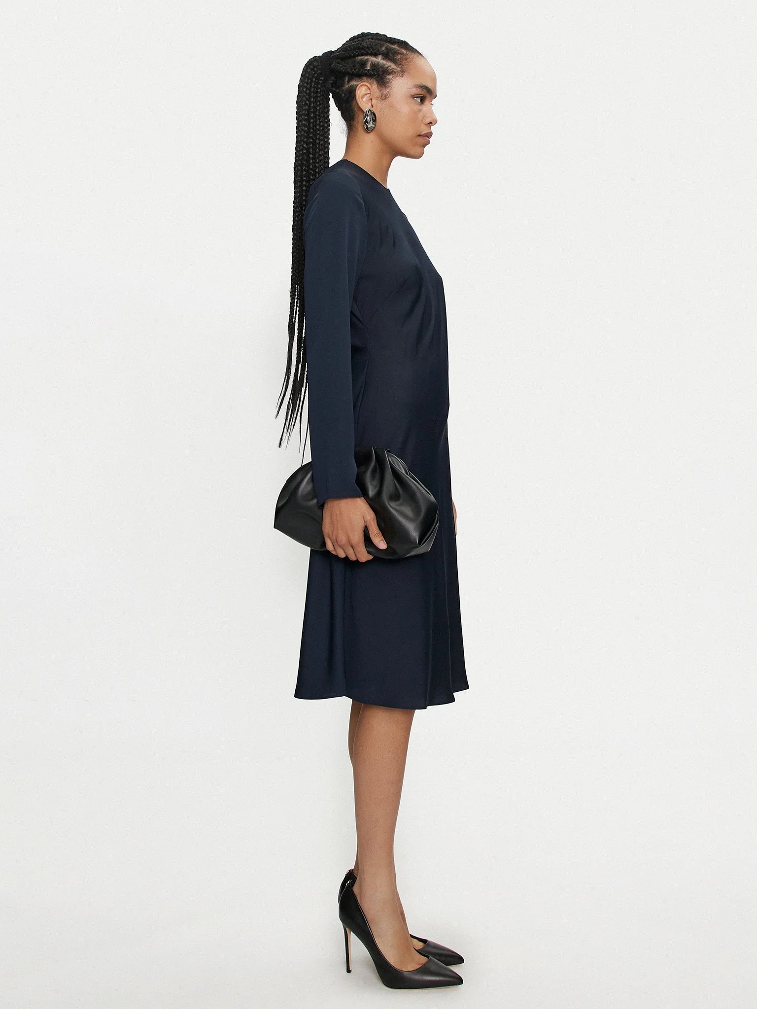 Recycled CDC Fit & Flare Dress, Night Sky