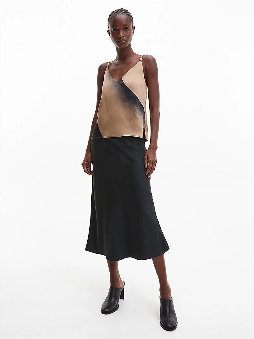 Architectural print cami top