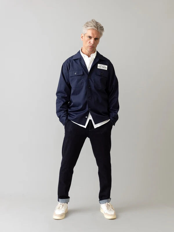 HUNT SOFT STRING PANTS, DARK BLUE DENIM