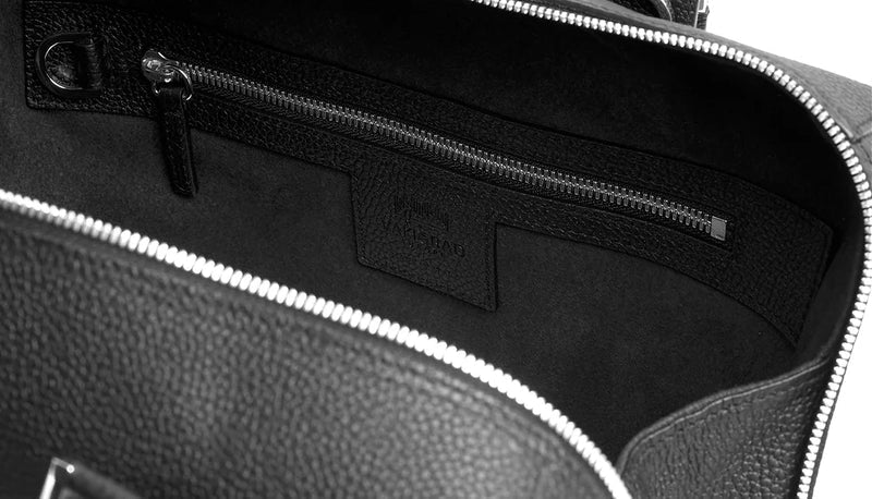 VAKIGRAD ONESKIN TOTE, BLACK/GOLD