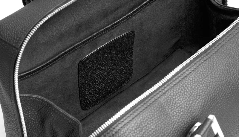 VAKIGRAD ONESKIN TOTE, BLACK/GOLD