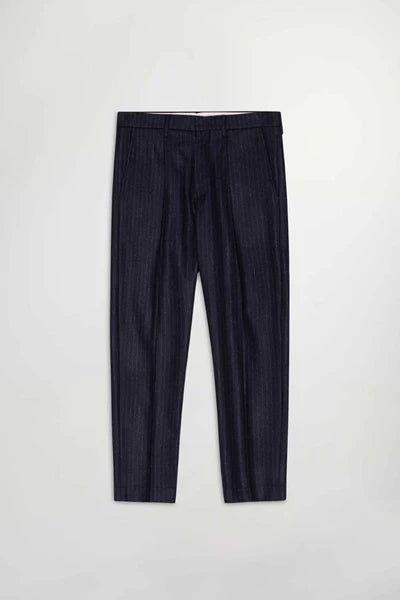 BIL 1630 CHINOS, NAVY STRIPE
