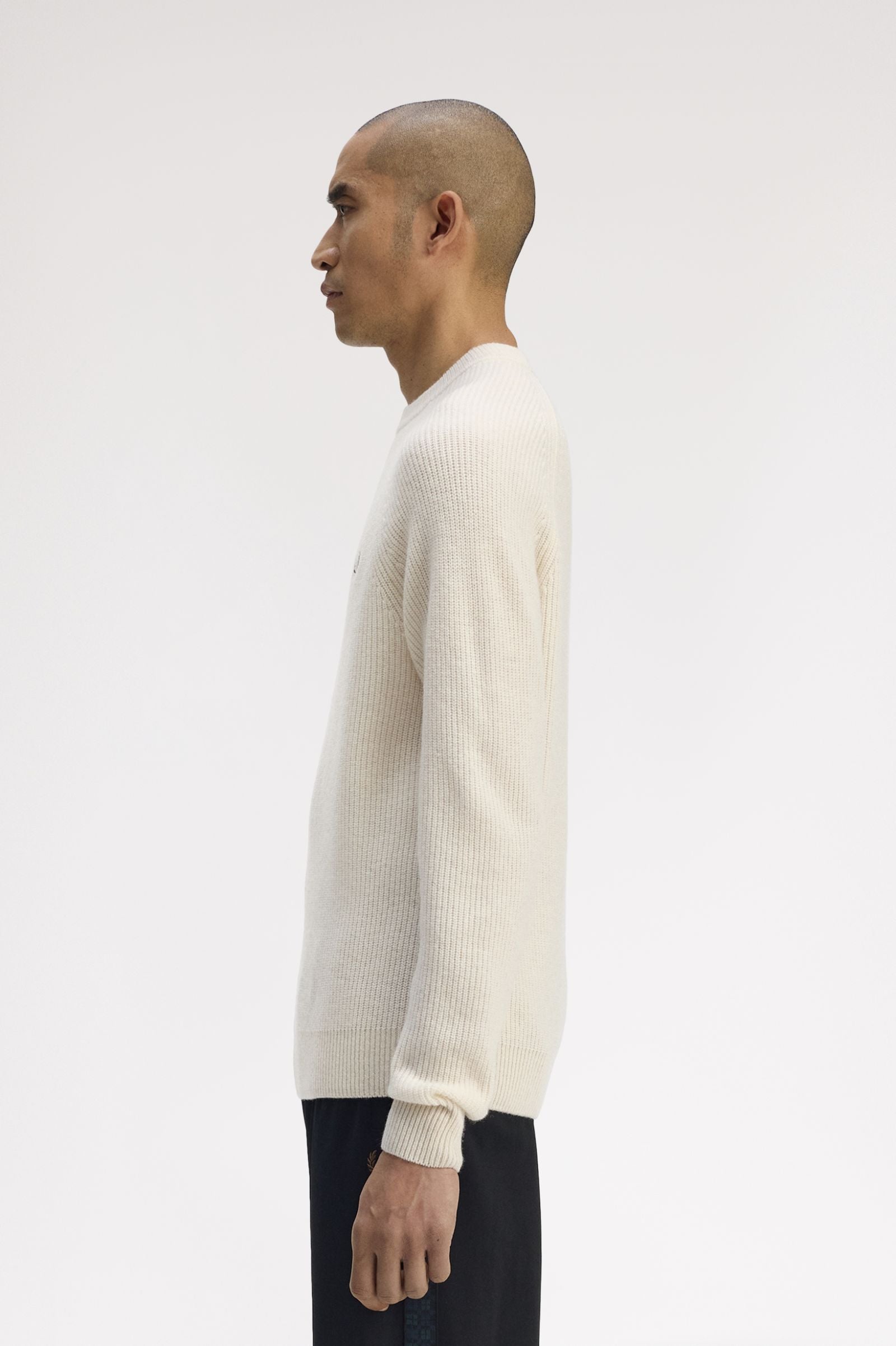 LAMBSWOOL RAGLAN JUMPER, ECRU
