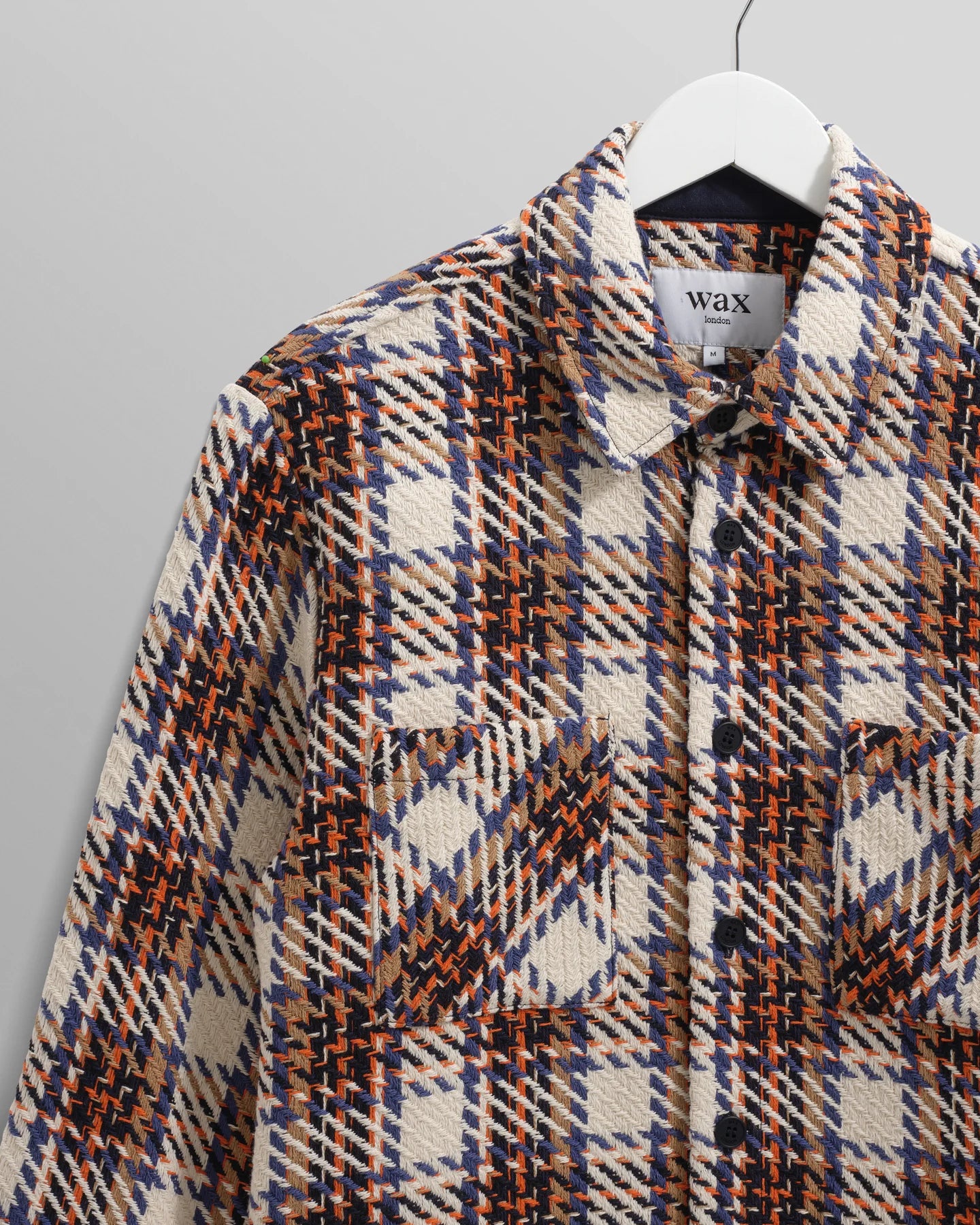 WHITING OVERSHIRT, ECRU MULTI