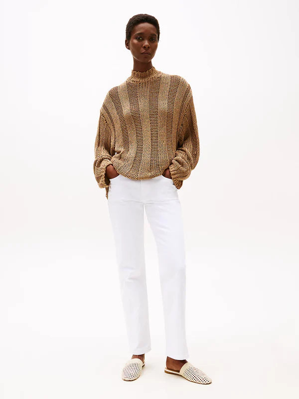 CLASSIC STRAIGHT RW JEANS, OPTIC WHITE