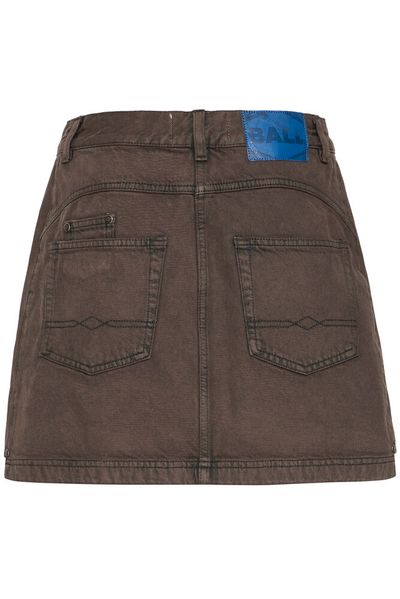 Bapietro Mini Skirt, Coffee Bean