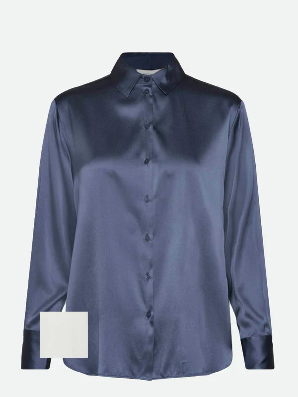 JADE SILK SHIRT, IVORY