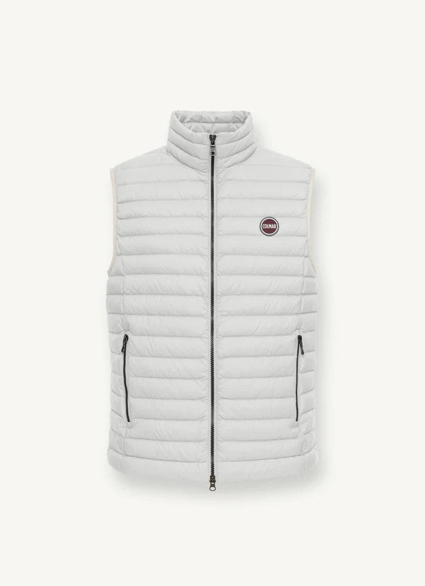 SPORTY DOWN GILET VEST, WHITE