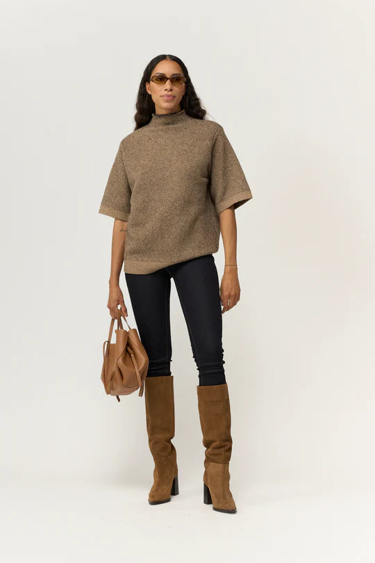 PD-Ronja SS Funnel Knit