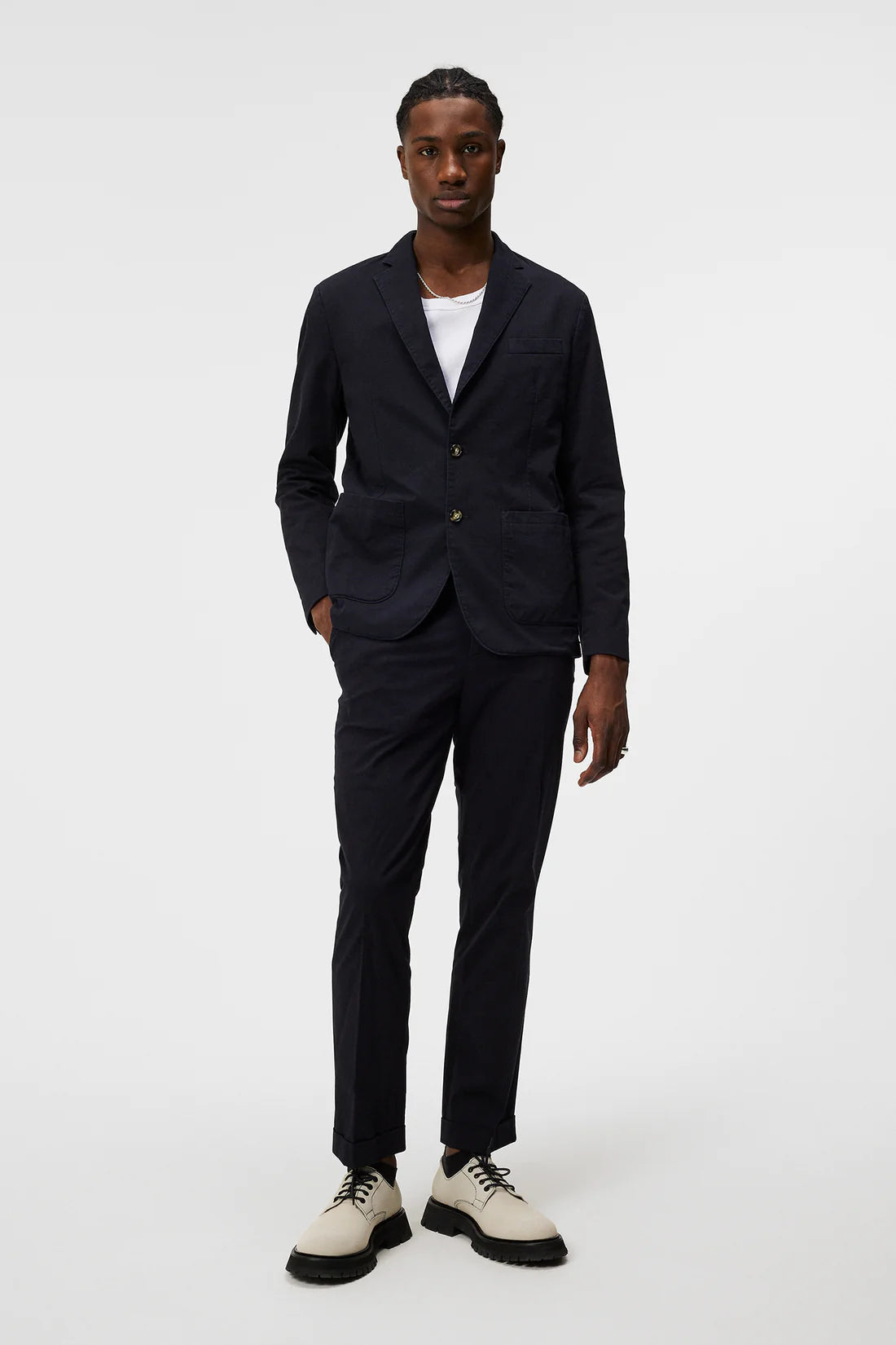 Elton GMT Dyed Blazer, Navy