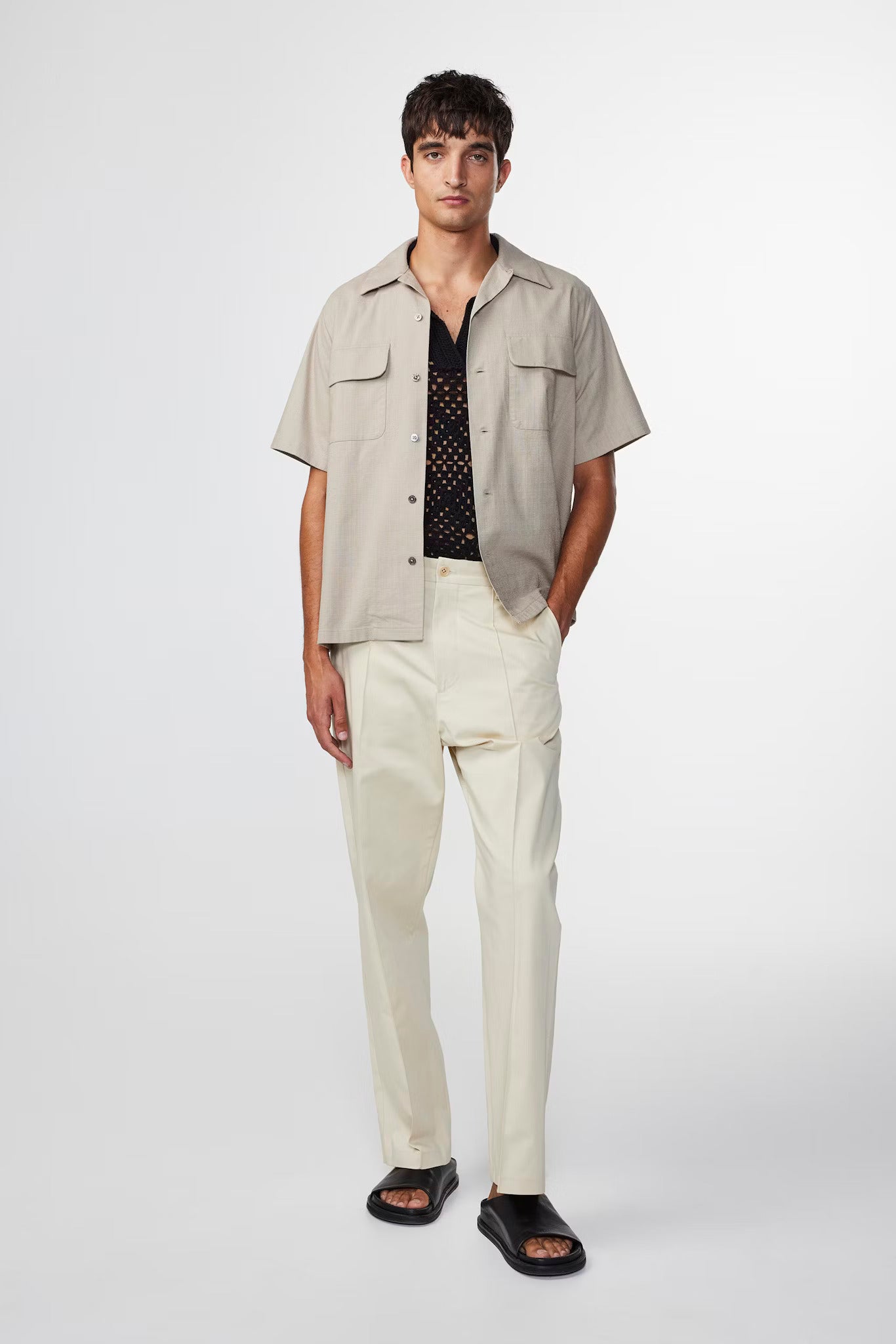 Daniel SS 5634 Shirt, Khaki Stone