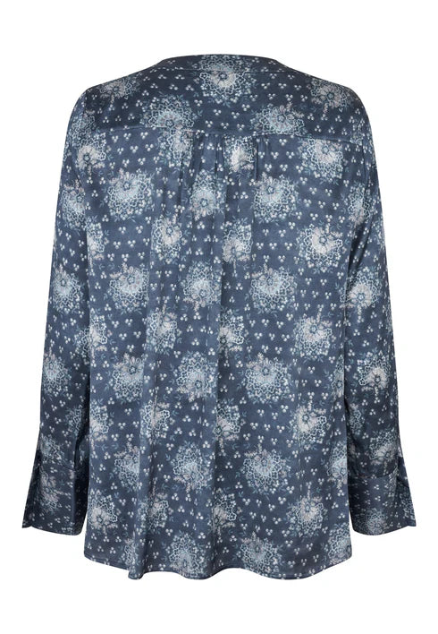 JENNIFER BLOUSE, IKEBANA BLUE
