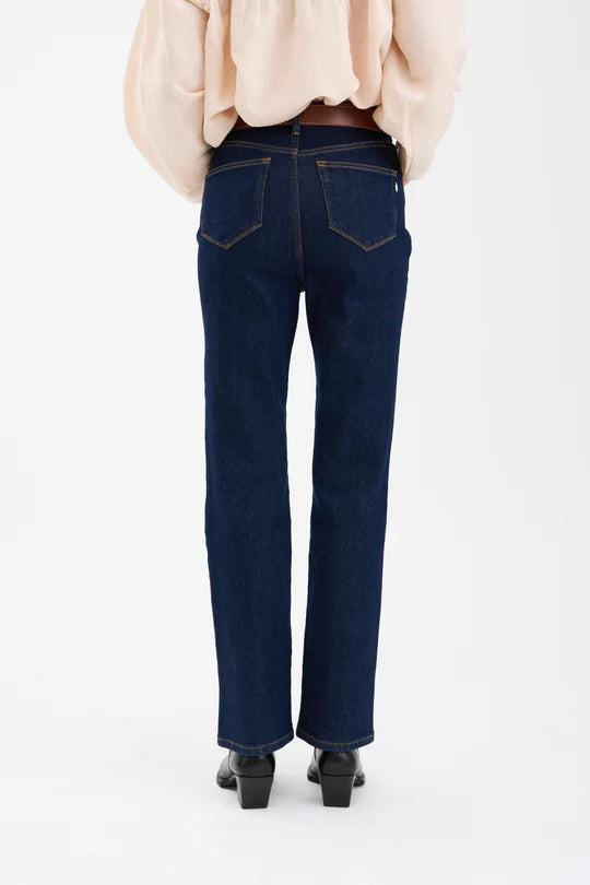 JENORA CROPPED JEANS WASH VIENNA, DENIM BLUE