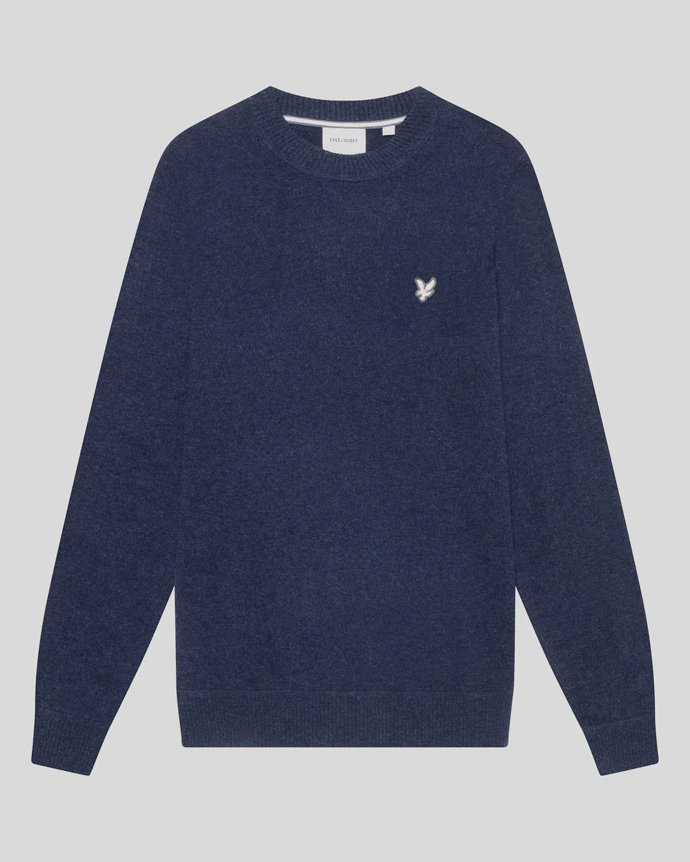 Cashmere Blend Crew Neck Jumper, Midnight Navy