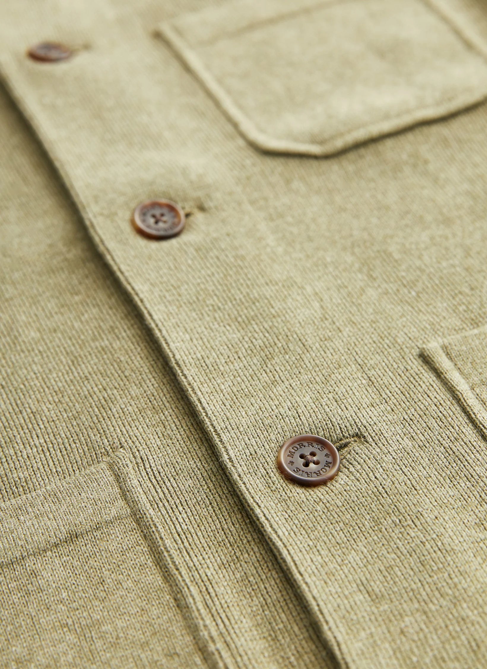 Jake Knitted Shirt Jacket, Olive