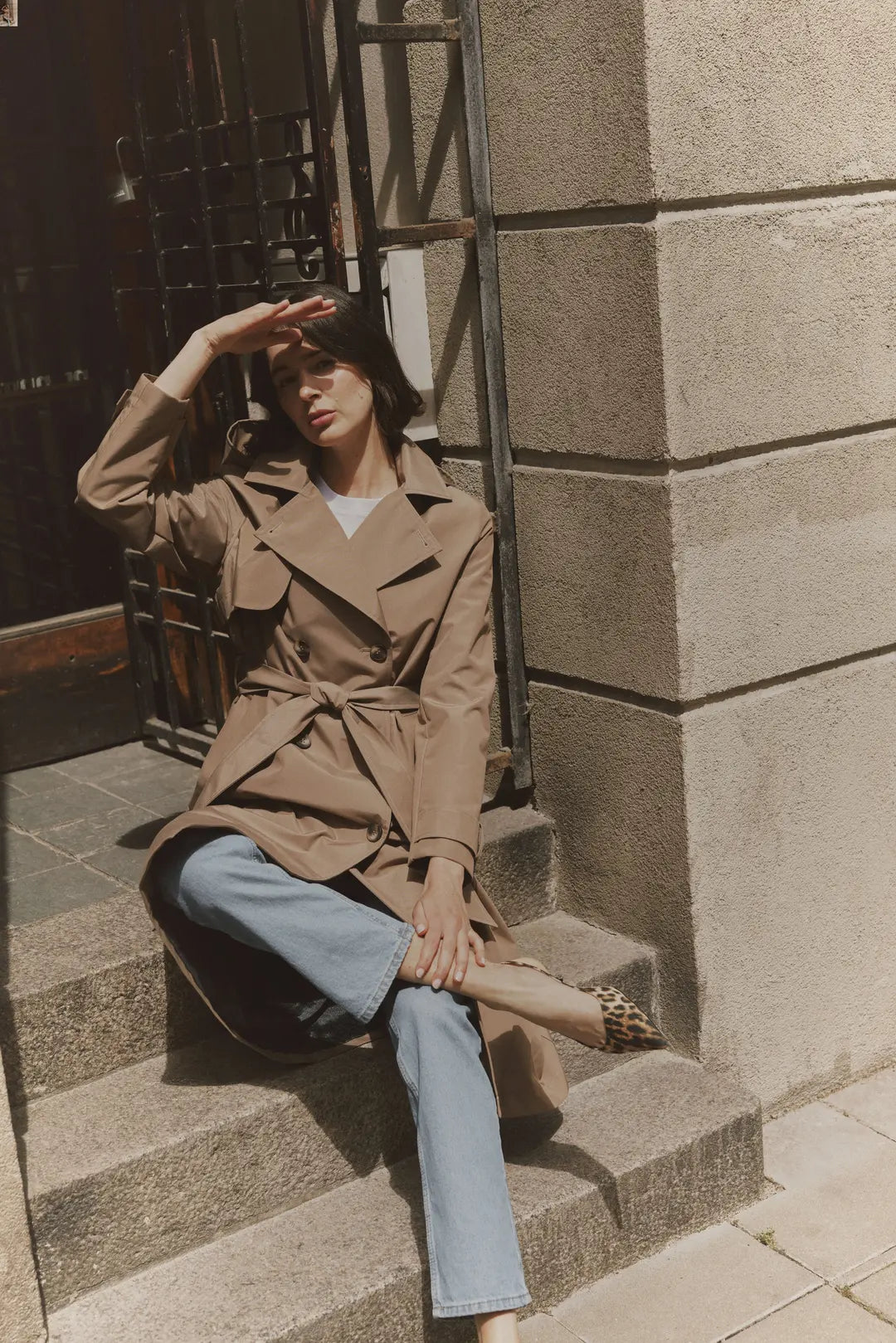 NOVIE COAT, TAUPE