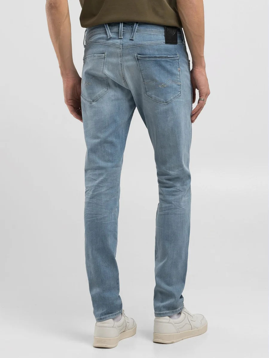 ANBASS SLIM FIT JEANS, MEDIUM BLUE