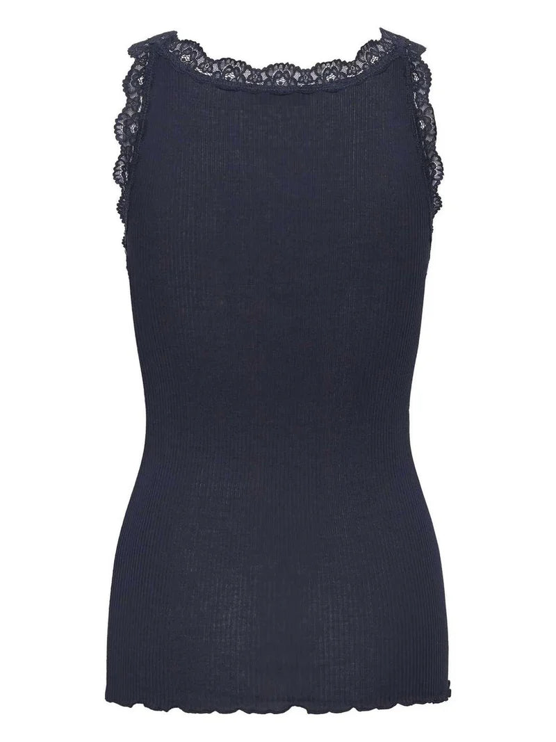 RWBALTA MODAL SL LACE U NECK, NAVY