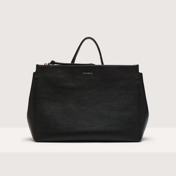 ARLETTIS GRAINED LEATHER, NOIR