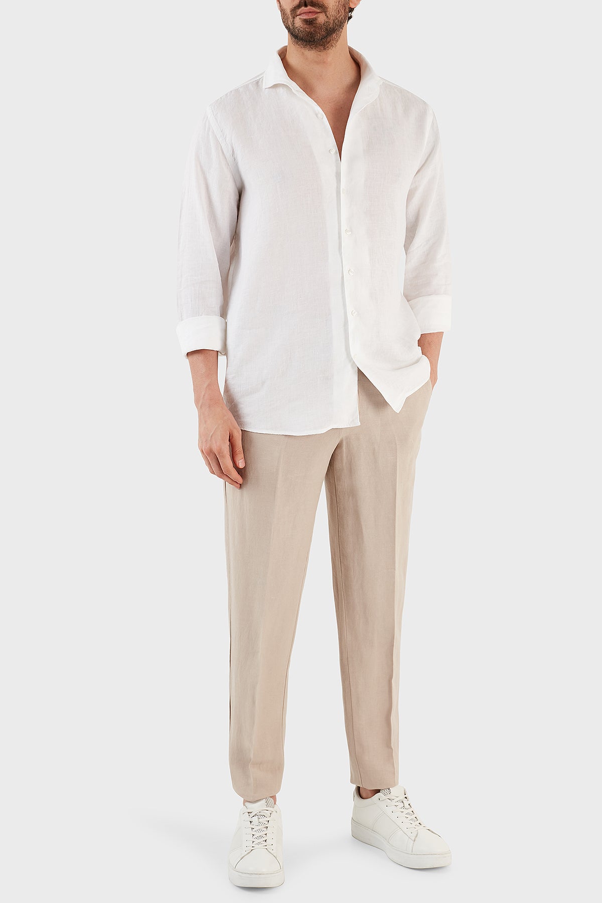 Man Woven Trouser, Pure Cashmere