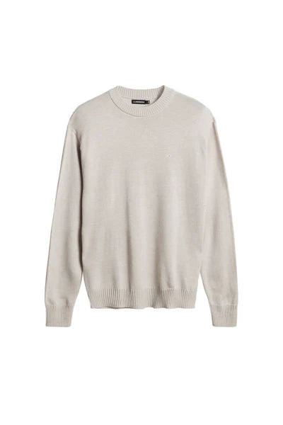 KINO MERINO CREW NECK SWEATER, MOONBEAM MELANGE