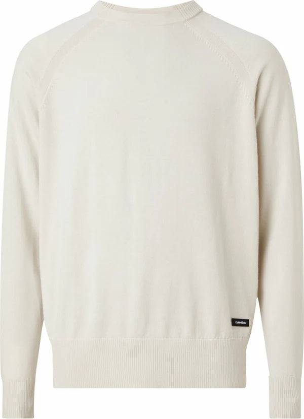 ACE MERINO COMFORT SWEATER, STONE GREY