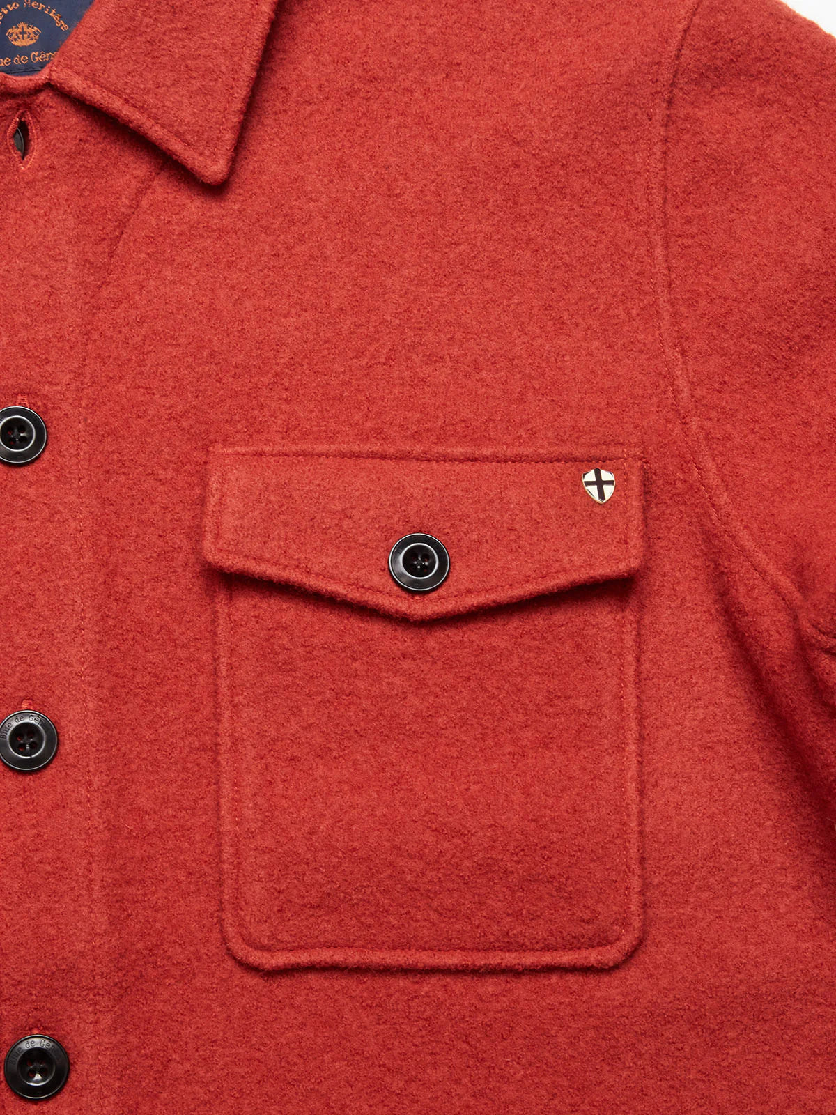 Pampa Overshirt, Ochre Red