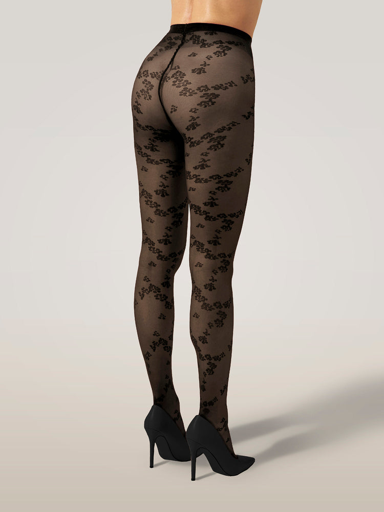 FLORET TIGHTS, BLACK