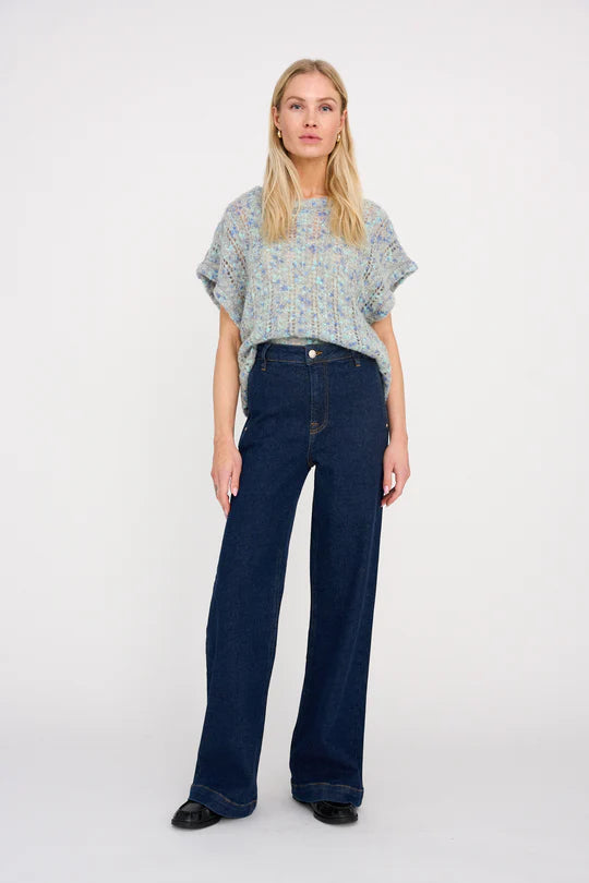 GILLY FRENCH JEANS, DENIM BLUE