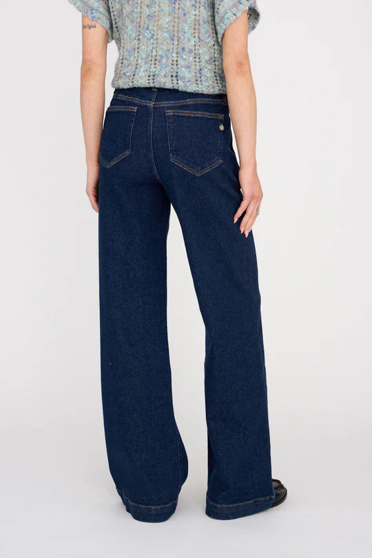 GILLY FRENCH JEANS, DENIM BLUE