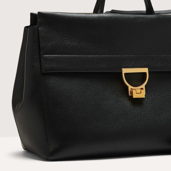 ARLETTIS GRAINED LEATHER, NOIR