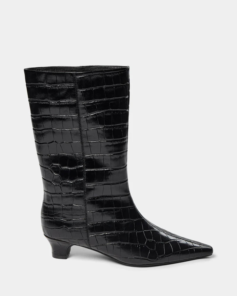 HELLA CROCO BOOT, BLACK