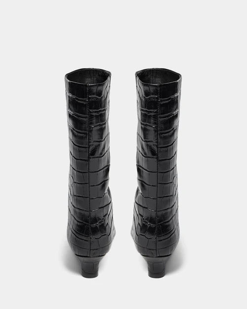 HELLA CROCO BOOT, BLACK